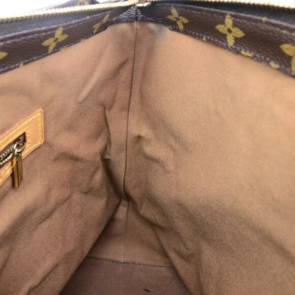 LOUIS VUITTON Cabas Mezzo Shoulder Bag Monogram Leather Brown - Picture 6 of 16